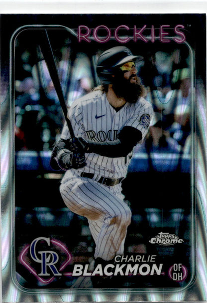 2024 Topps Raywave Refractor #431 Charlie Blackmon Colorado Rockies