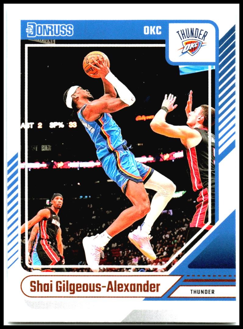 2024-25 Donruss #123 Shai Gilgeous-Alexander Oklahoma City Thunder