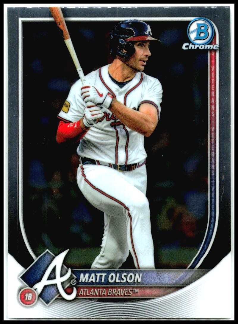 2025 Bowman Chrome #4 Matt Olson Atlanta Braves