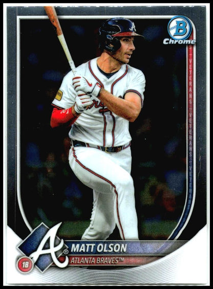 2025 Bowman Chrome #4 Matt Olson Atlanta Braves