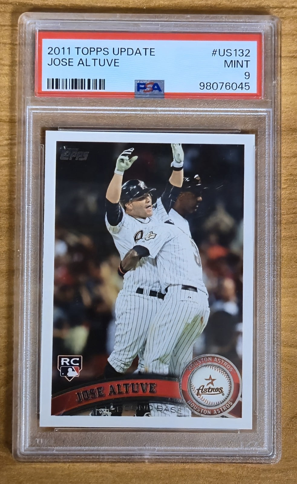2020 Topps Retrospective RC Logo Medallion #RCR-JA Jose Altuve  Astros PSA 9