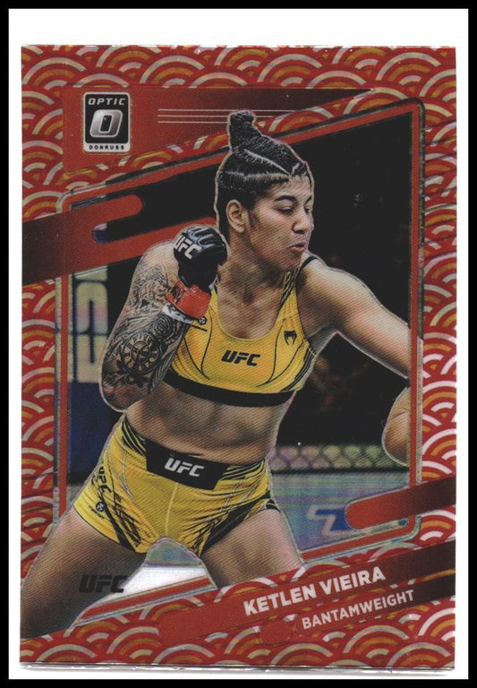 Ketlen Vieira #55 2022 Donruss Optic UFC Case Hit