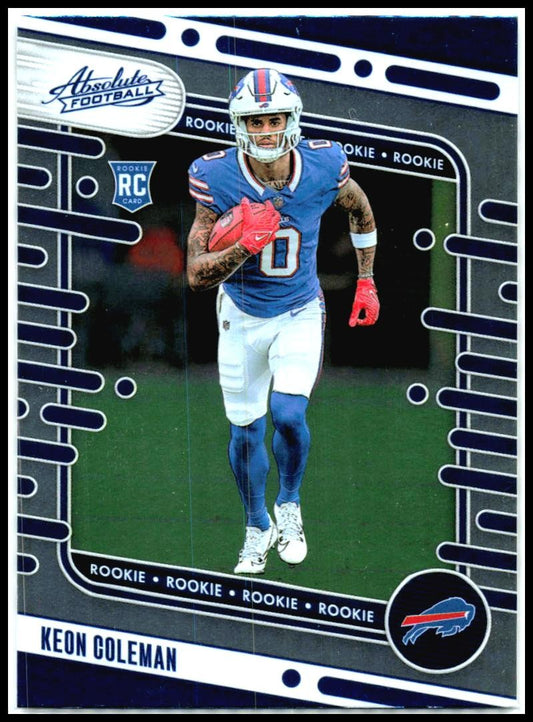 2024 Panini Absolute #133 Keon Coleman Buffalo Bills