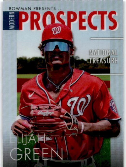 2023 Bowman Modern Prospects #MP-20 Elijah Green Washington Nationals
