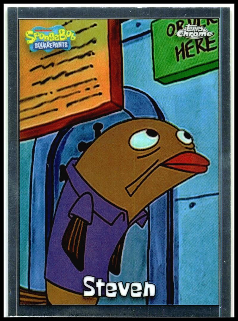 2025 Topps Chrome Spongebob Squarepants #101 Steven