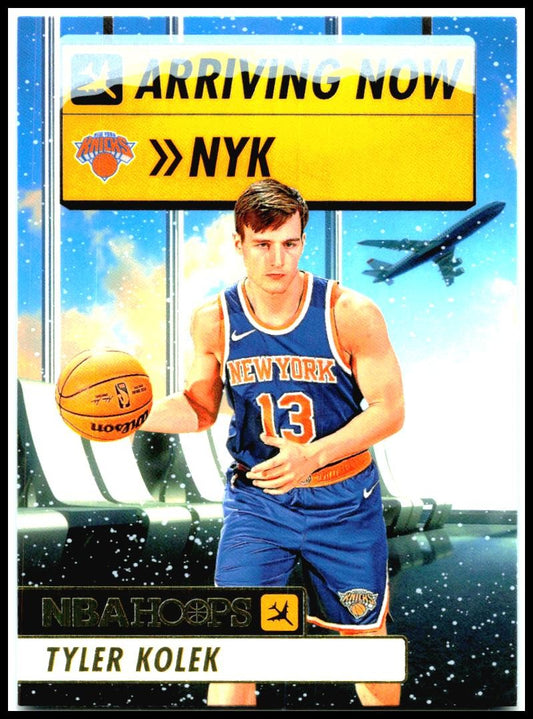 2024-25 Hoops Winter Arriving Now #13 Tyler Kolek New York Knicks
