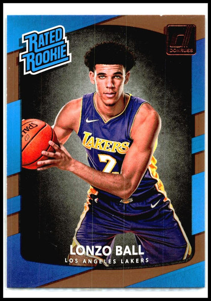 2017-18 Donruss #199 Lonzo Ball Rookie Los Angeles Lakers