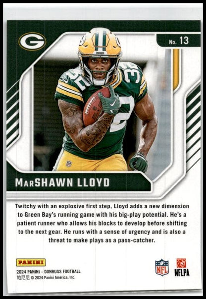 2024 Donruss The Elite Series Rookies #13 MarShawn Lloyd Green Bay Packers
