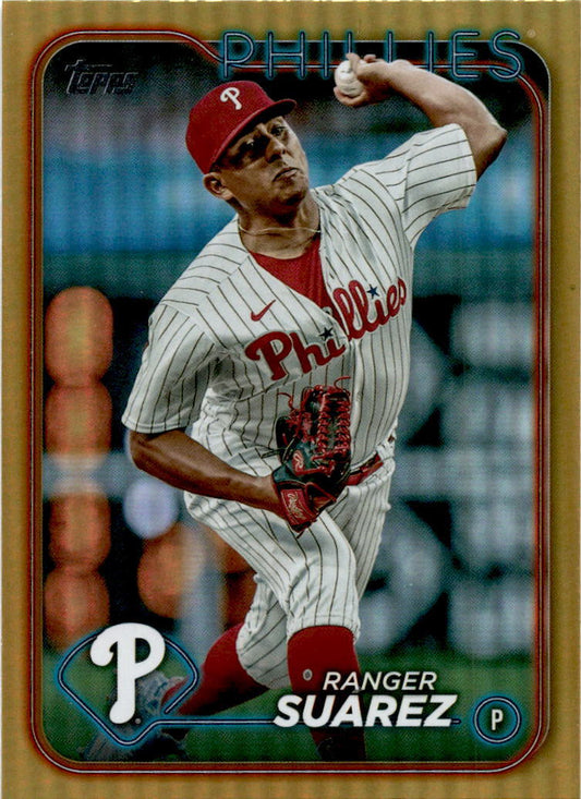 2024 Topps Gold Foil #229 Ranger Suárez Philadelphia Phillies