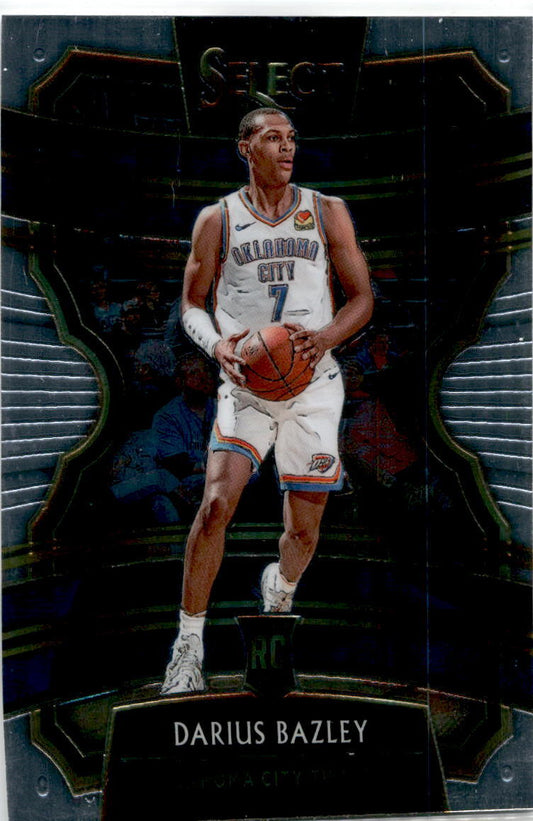 2019-20 Panini Select #80 Darius Bazley Rookie Oklahoma City Thunder