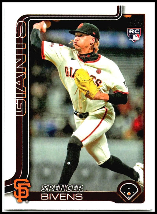 2025 Topps #537 Spencer Bivens San Francisco Giants