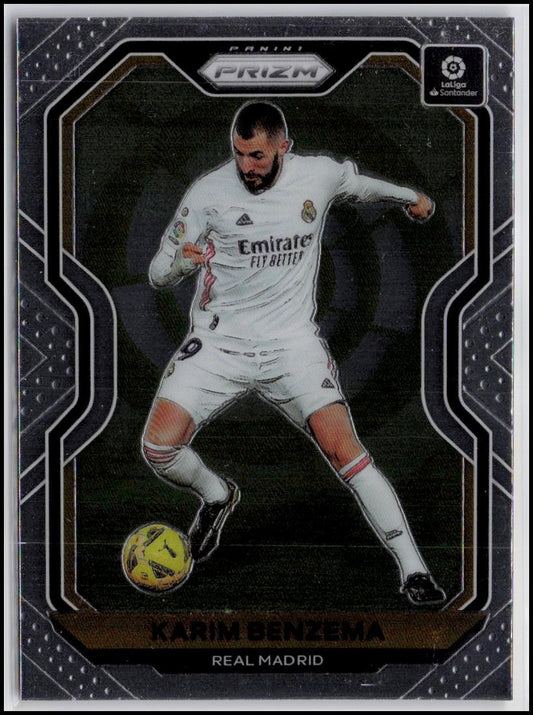 2020-21 Panini Chronicles - Prizm La Liga #1 Karim Benzema