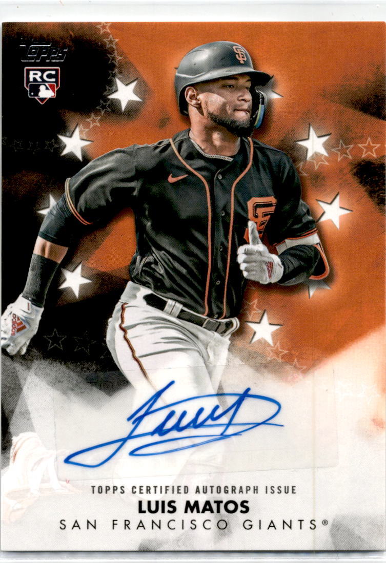 2024 Topps Baseball Stars Auto #BSA-LM Luis Matos Auto San Francisco Giants
