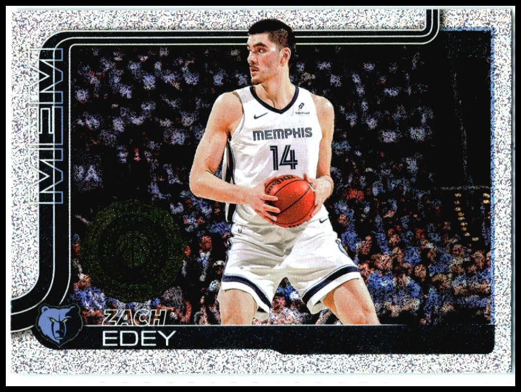 2025-26 Topps Sandglitter #186 Zach Edey Memphis Grizzlies