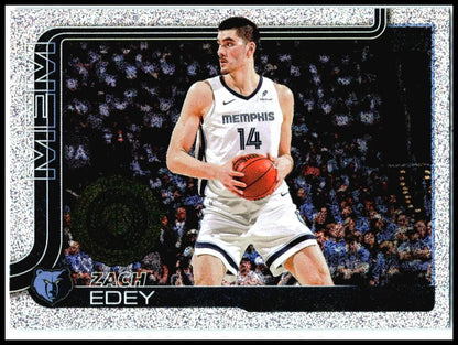 2025-26 Topps Sandglitter #186 Zach Edey Memphis Grizzlies