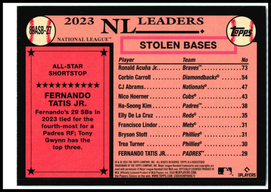 2024 Topps Topps 35th Anniversary All-Stars Foi #89ASB-27 Fernando Tatis Jr.