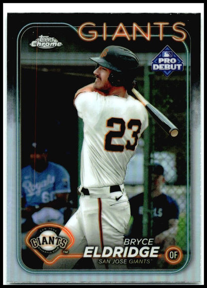 2024 Topps Pro Debut #PD-63 Bryce Eldridge San Jose Giants