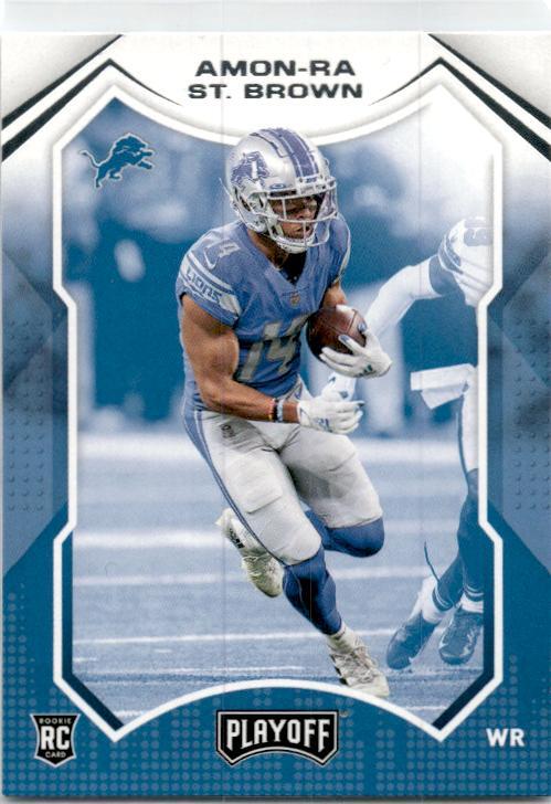 2021 Panini Playoff #231 Amon-Ra St. Brown Rookie Detroit Lions