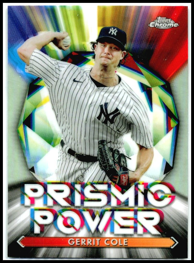 2021 Topps Chrome Prismic Power #PP-5 Gerrit Cole New York Yankees