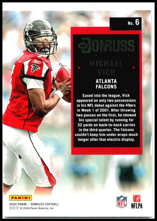 2024 Donruss Retro 1994 #6 Michael Vick Atlanta Falcons