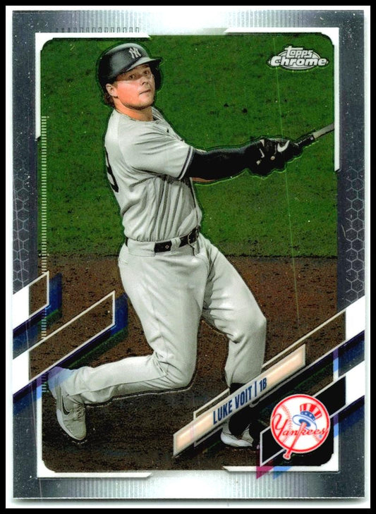 2021 Topps Gold Foil #186 Luke Voit New York Yankees