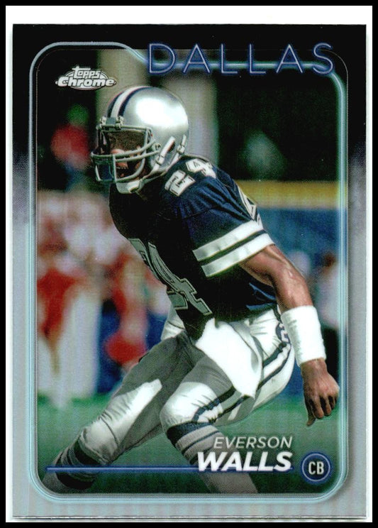 2024 Topps Chrome Refractor #55 Everson Walls Dallas Cowboys