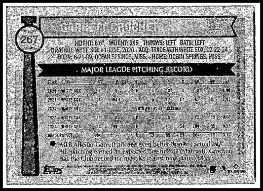 2025 Topps Heritage #267 Garrett Crochet Red Sox