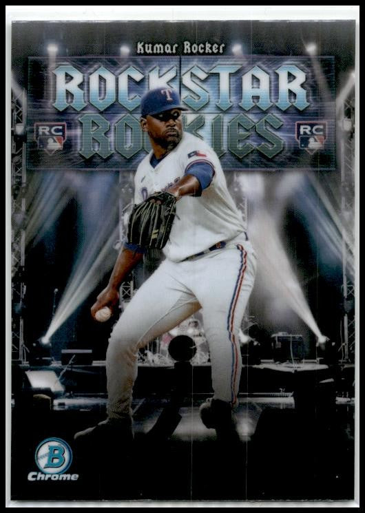 2025 Bowman Rockstar Rookies #RR-6 Kumar Rocker Rangers