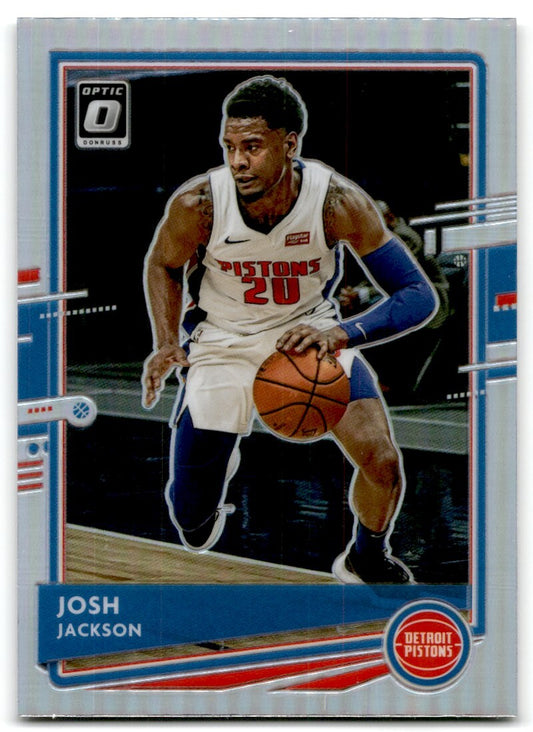 2020-21 Donruss Optic Holo Prizm Josh Jackson Detroit Pistons #74