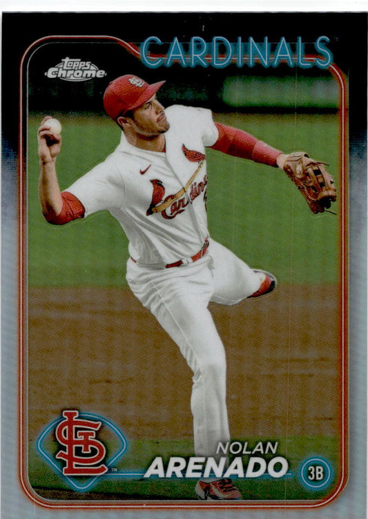 2024 Topps Chrome Refractors #215 Nolan Arenado St. Louis Cardinals