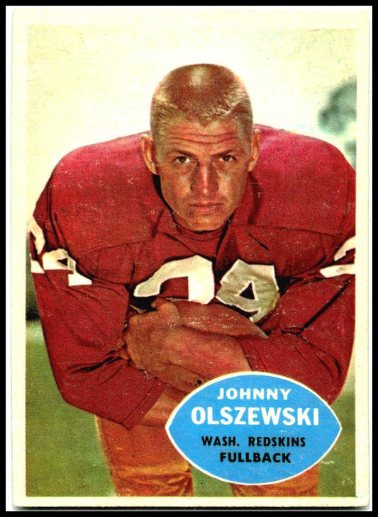 1960 Topps #125 Johnny Olszewski Washington Redskins