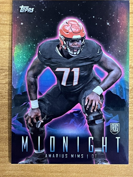 2024 Topps Midnight #21 Amarius Mims Rookie Cincinnati