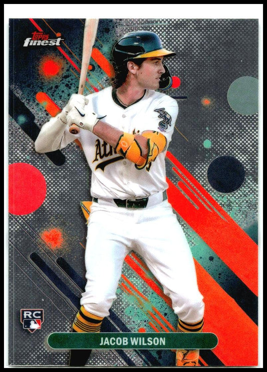 2025 Topps Finest #61 Jacob Wilson Rookie Athletics