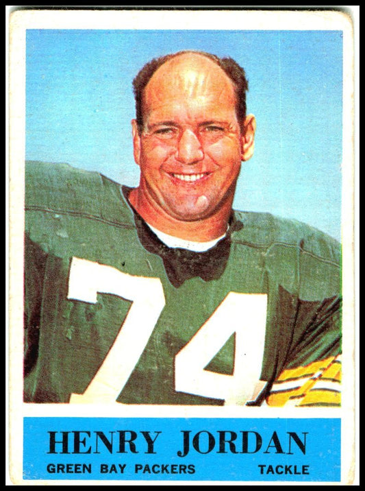 1964 Philadelphia #75 Henry Jordan Green Bay Packers