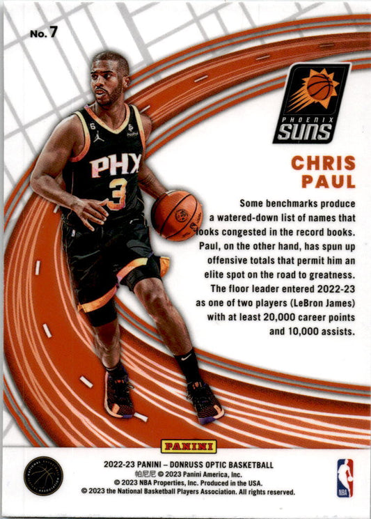 2022 Donruss Optic Express Lane # Chris Paul Phoenix Suns