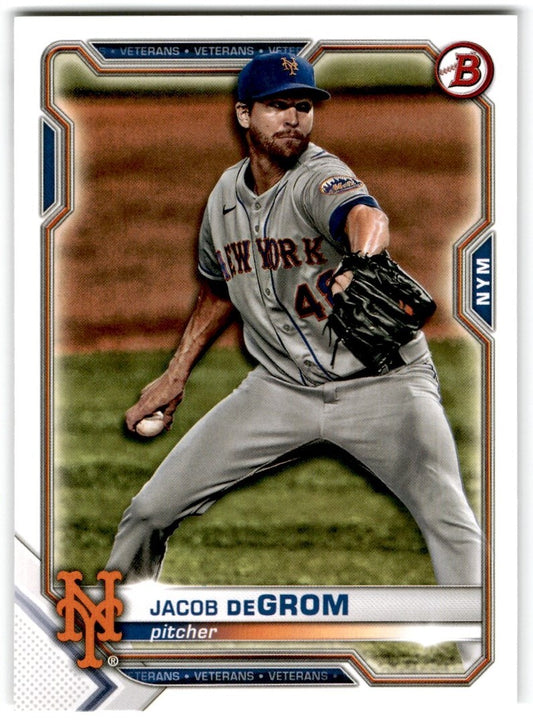 2021 Bowman Jacob deGrom New York Mets #46