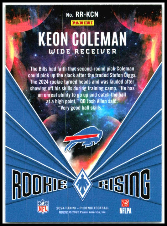 2024 Panini Phoenix Rookie Rising #RR-KCN Keon Coleman Buffalo Bills