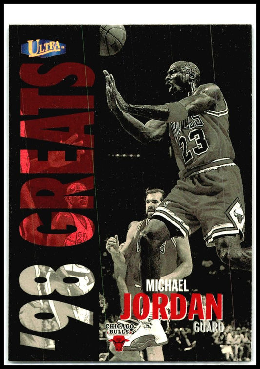 1997-98 Ultra #259 Michael Jordan Chicago Bulls