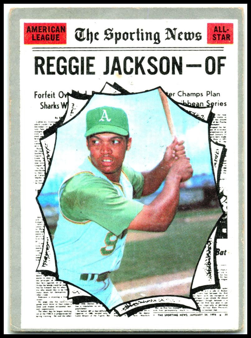1970 Topps #459 Reggie Jackson Oakland Athletics