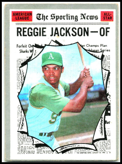1970 Topps #459 Reggie Jackson Oakland Athletics