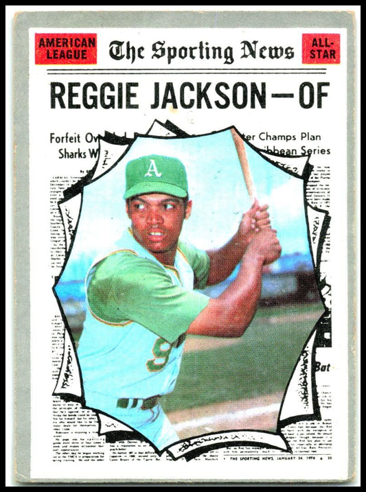 1970 Topps #459 Reggie Jackson Oakland Athletics