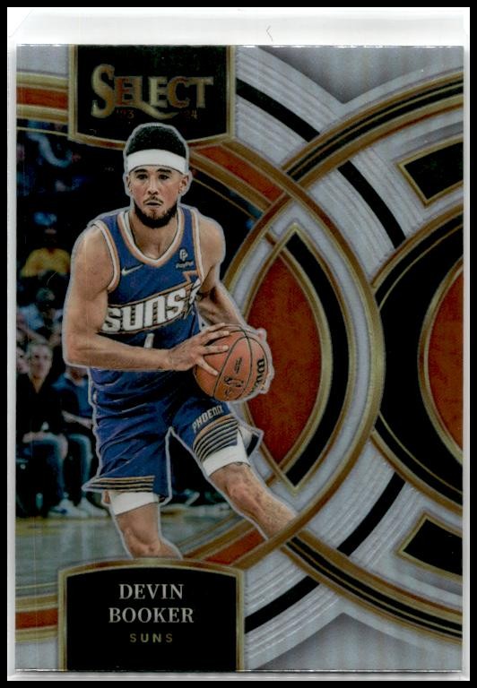 2023-24 Panini Select Silver Prizms #143 Devin Booker Phoenix Suns