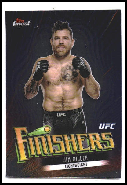 Jim Miller #FIN-3 2024 Topps Finest UFC