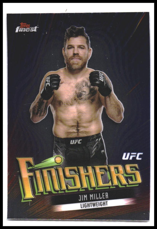 Jim Miller #FIN-3 2024 Topps Finest UFC