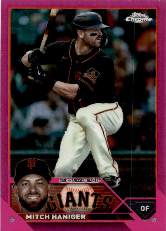 2023 Topps Update Pink #US108 Mitch Haniger San Francisco Giants