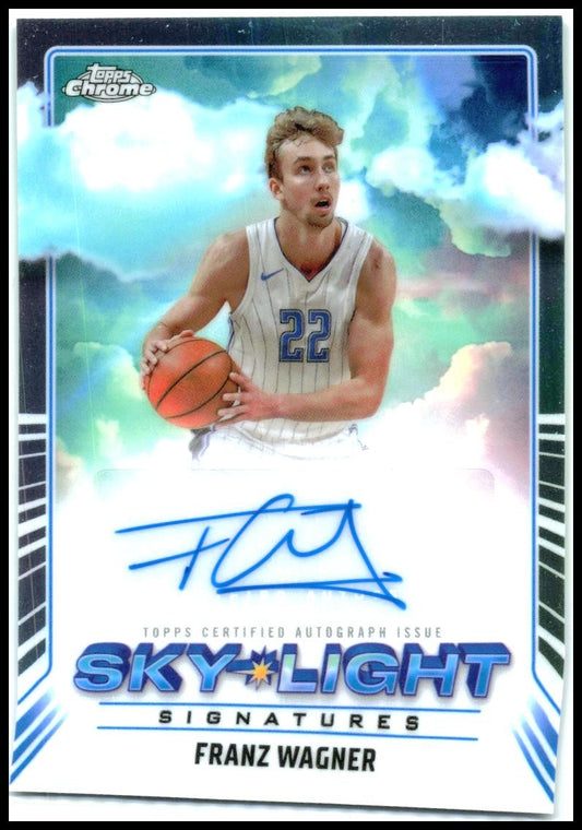 2024-25 Topps Chrome Sky-Light Signatures #SLS-FW Franz Wagner Auto Magic