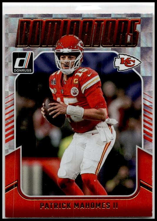 2024 Donruss Dominators #2 Patrick Mahomes II Kansas City Chiefs