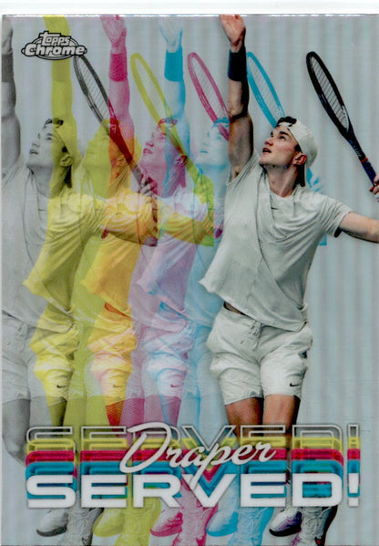 2024 Topps Chrome Tennis Served #SER-JD Jack Draper