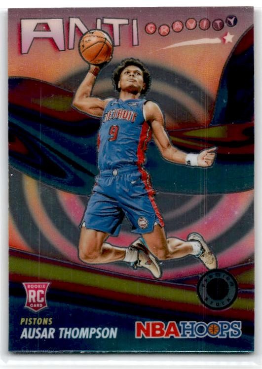 2023-24 Panini Hoops Premium Stock Anti Gravity #8 Ausar Thompson Rookie Pistons