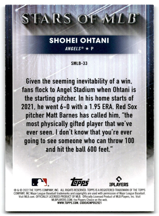 2022 Topps Stars of MLB Shohei Ohtani Los Angeles Angels #SMLB-33